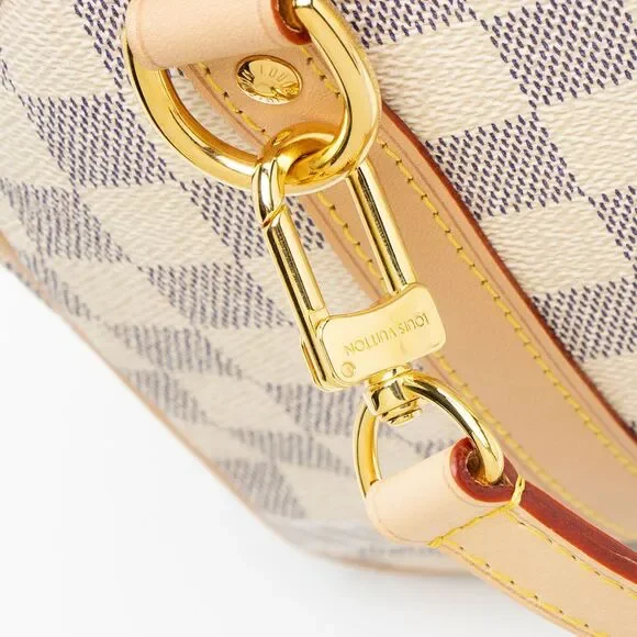 Louis Vuitton Limited Edition Damier Azur Nautical Speedy Bandouliere 25 Satchel - Picture 10 of 11